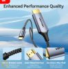 vention-cotton-braided-usb-c-to-hdmi-a-4k-hd-cable-1-8m-gray-aluminum-alloy-type-crhhac-4k/60hz-hdcp-hdr - ảnh nhỏ 2